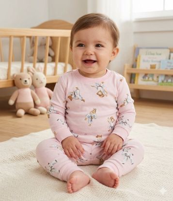 Imagen de Pijamas dos piezas  de algodon 100% organico Burt's Bees